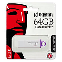 Charger l'image dans la galerie, Pendrive Kingston DTIG4 64 GB USB 3.0 Blanc Violet