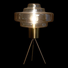 Charger l'image dans la galerie, Lampe de bureau DKD Home Decor Ambre Métal Verre 240 V Doré 50 W