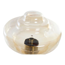 Charger l'image dans la galerie, Lampe de bureau DKD Home Decor Ambre Métal Verre 240 V Doré 50 W