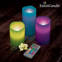 Charger l'image dans la galerie, Bougies LED EmotiCandle (pack de 3)