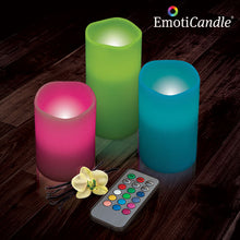 Charger l'image dans la galerie, Bougies LED EmotiCandle (pack de 3)