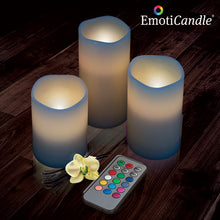 Charger l'image dans la galerie, Bougies LED EmotiCandle (pack de 3)