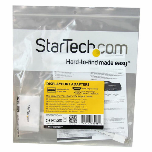 Adaptateur Startech MDP2HDVGAW