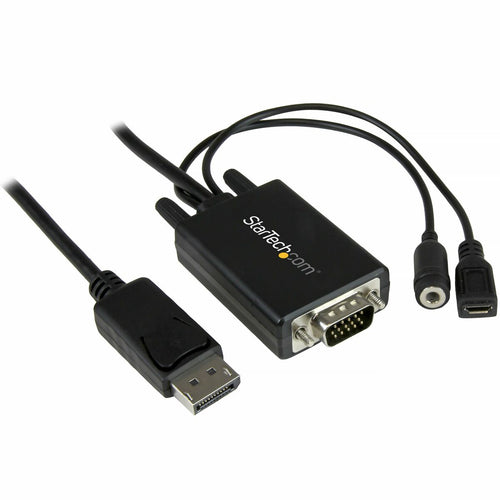 Adaptateur DisplayPort vers VGA Startech DP2VGAAMM2M 2 m Noir