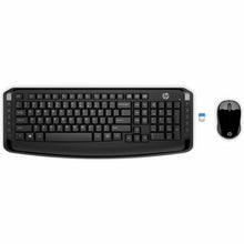 Charger l'image dans la galerie, clavier et souris HP Teclado y ratón inalámbricos HP 300 Noir Sans fil