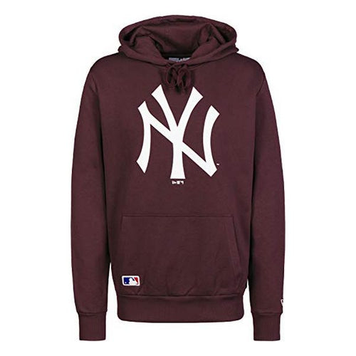 Sweat à capuche homme New Era TEAM LOGO HOODY Bordeaux