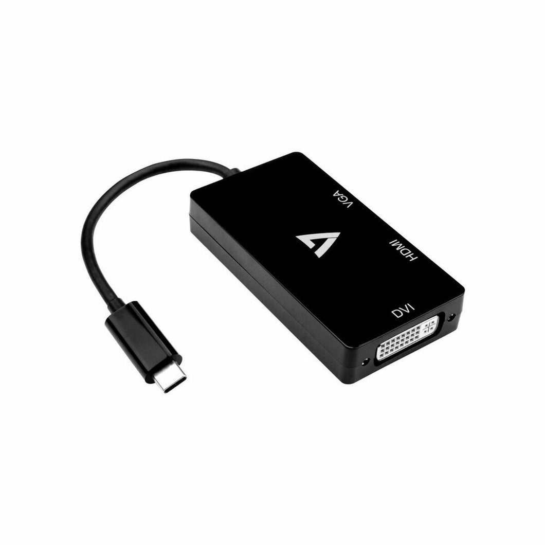 Adaptateur USB C vers HDMI V7 V7UC-VGADVIHDMI-BLK  Noir