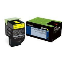 Charger l'image dans la galerie, Toner Lexmark 80C2XY0 Jaune
