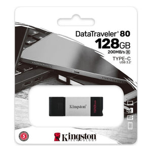 Pendrive Kingston DT80 128 GB USB-C 128 GB Clé USB