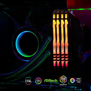 Mémoire RAM RGB Kingston KF432C16BBAK2/32 3200 MHz 32 GB DDR4