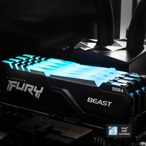 Mémoire RAM RGB Kingston KF432C16BBAK2/32 3200 MHz 32 GB DDR4