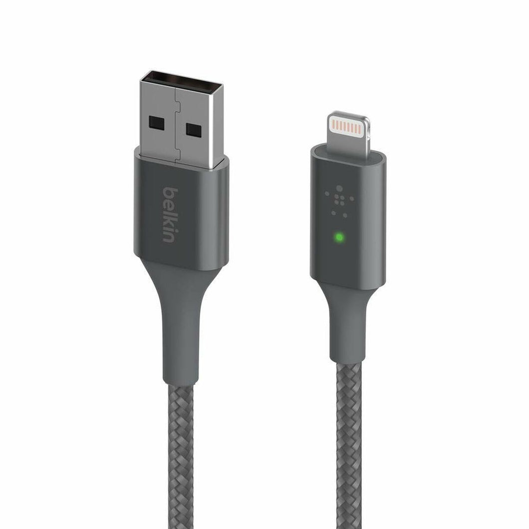 Câble USB vers Lightning Belkin CAA007BT04GR 1,2 m Gris