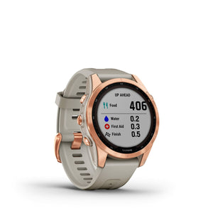 Montre intelligente GARMIN Fenix 7S Sport Solar 1,2" Beige Rose Or