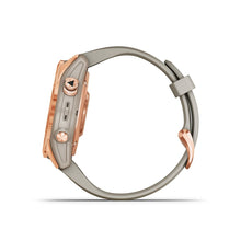 Charger l&#39;image dans la galerie, Montre intelligente GARMIN Fenix 7S Sport Solar 1,2&quot; Beige Rose Or