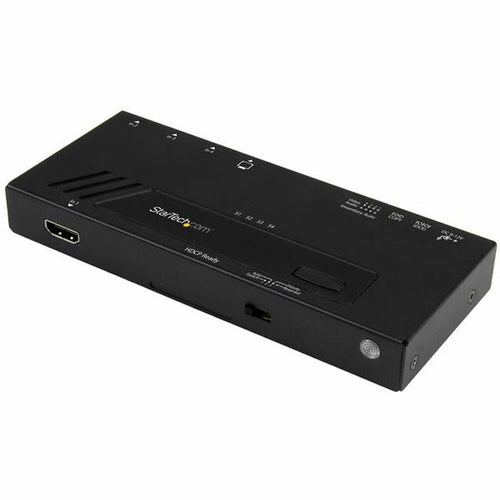 Switch HDMI Startech VS421HD4KA Noir