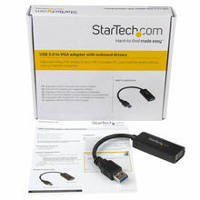 Charger l&#39;image dans la galerie, Adaptateur USB 3.0 vers VGA Startech USB32VGAV Noir