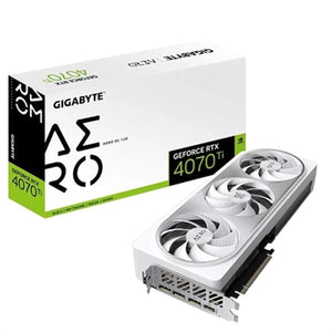 Carte Graphique Gigabyte GV-N407TAERO OC-12GD GeForce RTX 4070 Ti 12 GB RAM GDDR6X