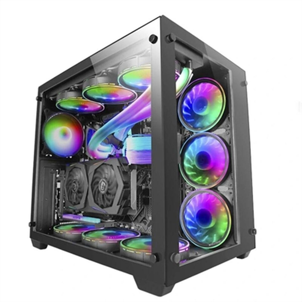 Boîtier ATX semi-tour Mars Gaming MCV3 PREMIUM XXL RGB Noir