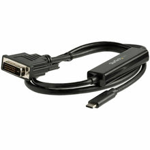 Charger l&#39;image dans la galerie, Câble USB C vers DVI-D Startech CDP2DVIMM1MB Noir 1 m