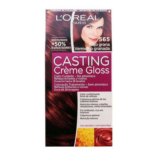 Teinture sans ammoniaque Casting Creme Gloss L'Oreal Make Up Rouge grenat