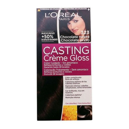 Teinture sans ammoniaque Casting Creme Gloss L'Oreal Make Up Chocolat noir