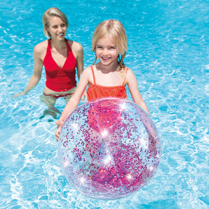 Ballon gonflable avec paillettes