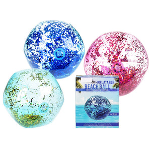 Ballon gonflable avec paillettes