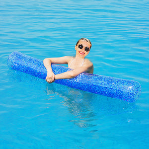 Barre gonflable à paillettes