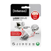 Charger l&#39;image dans la galerie, Clé USB INTENSO 3536490 64 GB Argenté