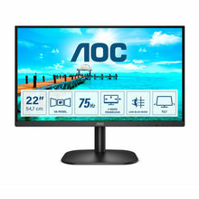 Charger l'image dans la galerie, Écran AOC 22B2DA 21,5" LED VA Flicker free 75 Hz 50-60  Hz