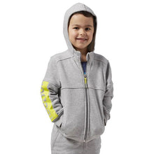 Charger l&#39;image dans la galerie, Sweat à capuche enfant Reebok B ES FL FZ HDY Gris