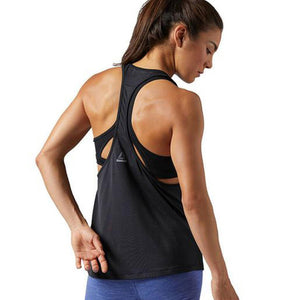 Débardeur Femme Reebok WOR GRAPHIC MESH TANK Noir (Taille usa)