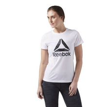 Charger l&#39;image dans la galerie, T-shirt à manches courtes femme Reebok Wor CS Graphic Tee Blanc