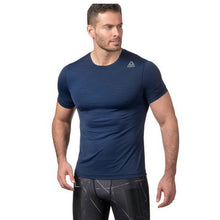 Charger l&#39;image dans la galerie, T-shirt à manches courtes homme Reebok Wor Aactivchill Tech Bleu