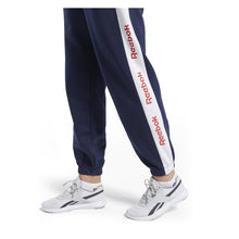 Charger l'image dans la galerie, Pantalon de Survêtement pour Adultes Reebok Linear Logo FL Femme Blue marine