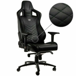 Chaise de jeu Noblechairs Epic Noir/Vert Cuir en polyuréthane