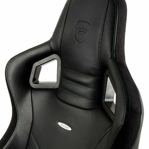 Chaise de jeu Noblechairs Epic Noir/Vert Cuir en polyuréthane