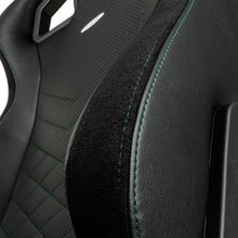 Charger l&#39;image dans la galerie, Chaise de jeu Noblechairs Epic Noir/Vert Cuir en polyuréthane
