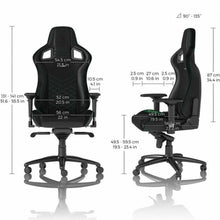 Charger l&#39;image dans la galerie, Chaise de jeu Noblechairs Epic Noir/Vert Cuir en polyuréthane