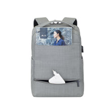Charger l&#39;image dans la galerie, Housse pour ordinateur portable Rivacase Biscayne Gris 15,6&quot;