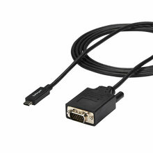 Charger l&#39;image dans la galerie, Câble USB C vers VGA Startech CDP2VGAMM2MB 2 m Noir