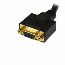 Charger l&#39;image dans la galerie, Câble DVI-I vers DVI-D et VGA Startech DVI92030202L         Noir 0,2 m