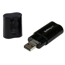 Charger l&#39;image dans la galerie, Carte Son Externe USB Startech ICUSBAUDIOB Noir