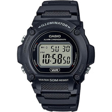 Charger l&#39;image dans la galerie, Montre Unisexe Casio W-219H-1AVEF Noir