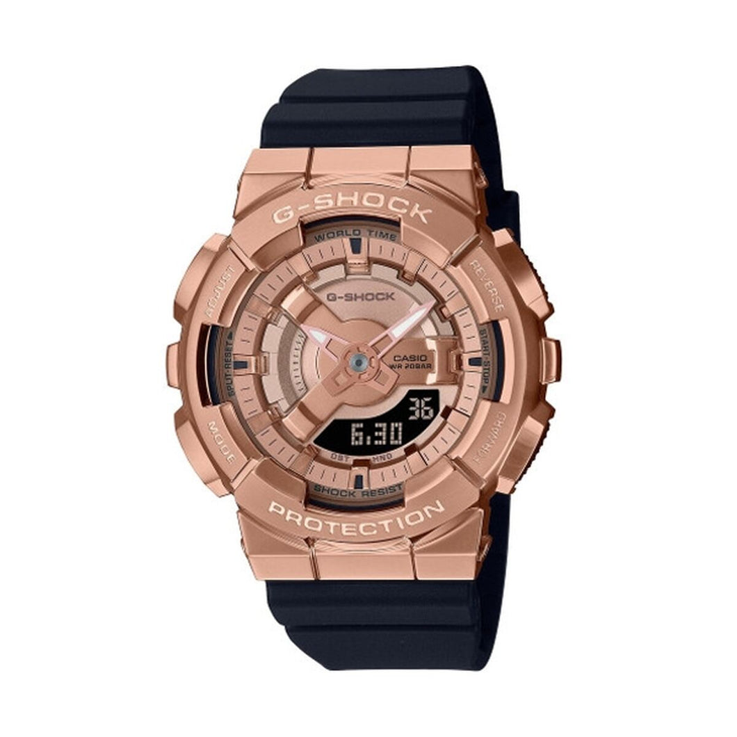 Montre Unisexe Casio GM-S110PG-1AER Noir Rose Or