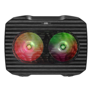 Support de refroidissement pour ordinateur portable gaming Mars Gaming MNBC0 RGB Noir