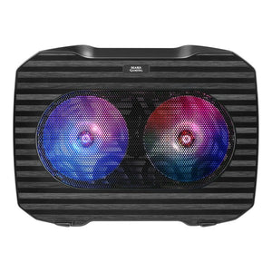 Support de refroidissement pour ordinateur portable gaming Mars Gaming MNBC0 RGB Noir