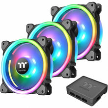 Charger l'image dans la galerie, Ventillateur de cabine THERMALTAKE Riing Trio 14 RGB TT Premium Edition (3 Unités)