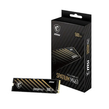 Charger l'image dans la galerie, Disque dur MSI SPATIUM M461 500GB SSD PCIe 4.0 NVMe M.2 Interne SSD 500 GB 500 GB SSD