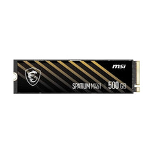 Charger l'image dans la galerie, Disque dur MSI SPATIUM M461 500GB SSD PCIe 4.0 NVMe M.2 Interne SSD 500 GB 500 GB SSD